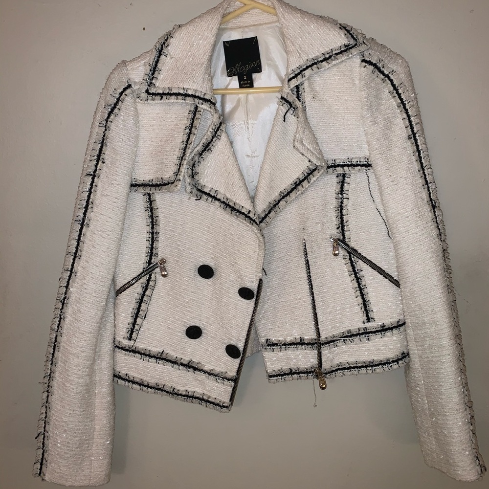 White Tweed Blazer